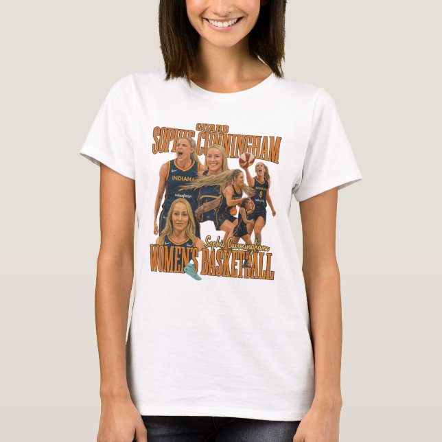 Sophie Cunningham Indiana Fever Basketball Fan T-Shirt (Vorderseite)