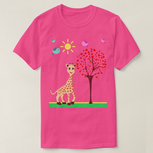 Sophie die Giraffe T-Shirt (Design vorne)