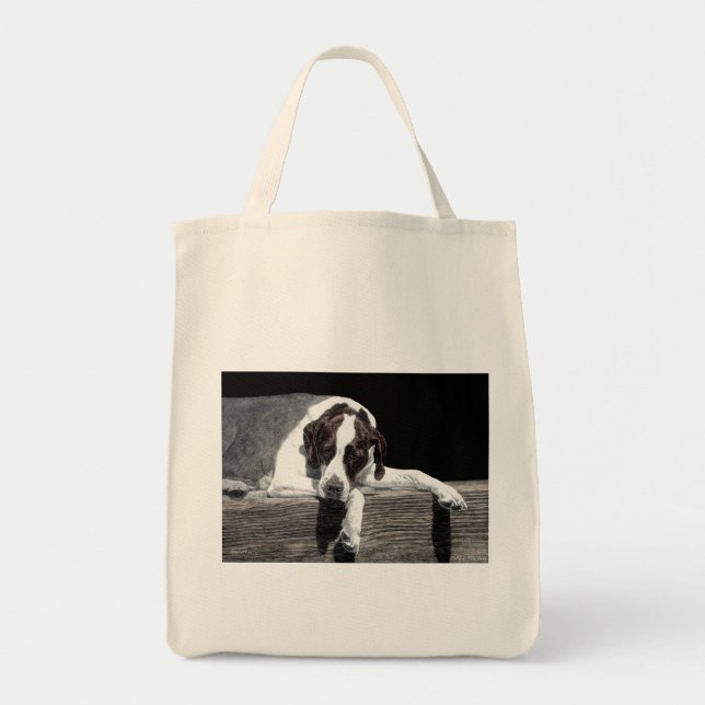 "Sophie" - Englische Pointer-Tasche Tragetasche (Vorne)
