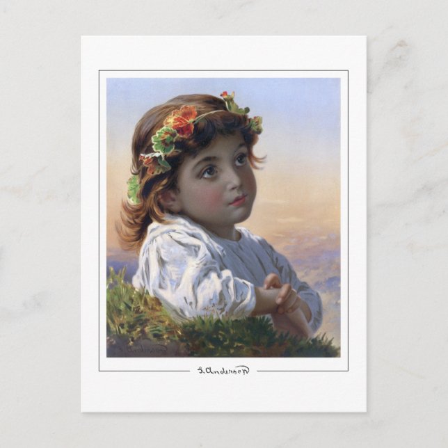 Sophie Gengembre Anderson #6 - Fine Art Postcard Postkarte (Vorderseite)