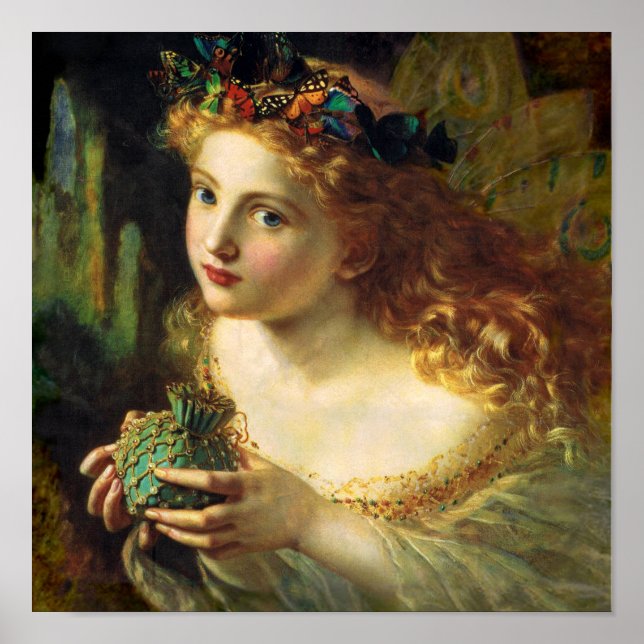 Sophie Gengembre Anderson Fairy Art Poster (Vorne)