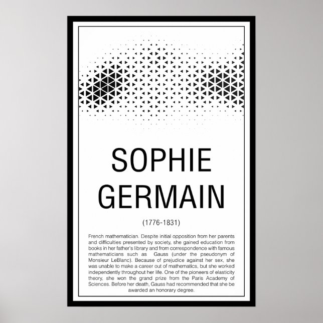 Sophie Germain Poster (Vorne)