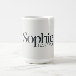 Sophie ILove You Kaffeetasse