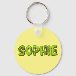 Sophie Name Kiwi Design Schlüsselger Schlüsselanhänger