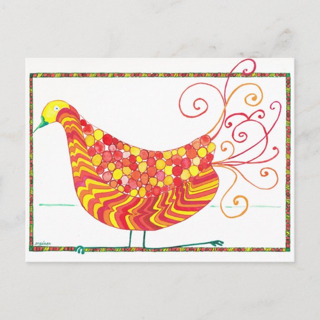 Sophie Opera Bird Postcard Postkarte (Vorderseite)