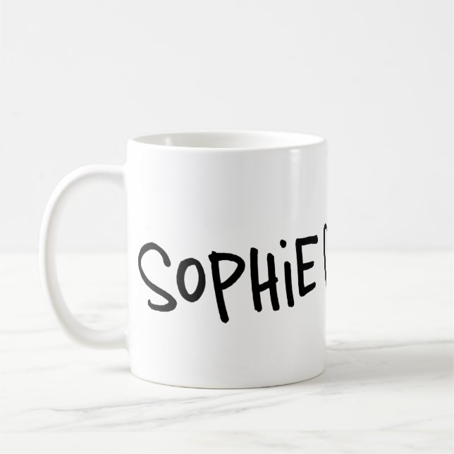Sophie Sayles + Vati Kaffeetasse (Links)