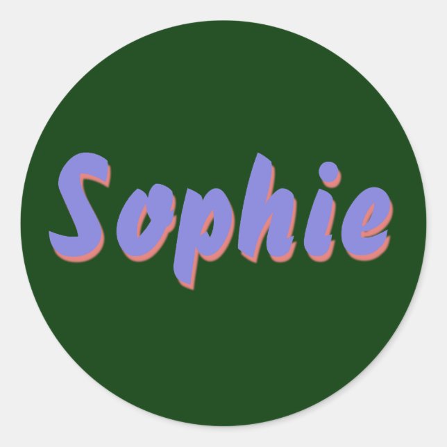 Sophie Stickers (Vorderseite)