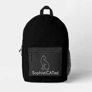 Sophisti | Minimalistisches Design der Chat Line Bedruckter Rucksack