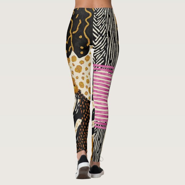 Sophisticated African Caribbean Asian Leggings (Rückseite)