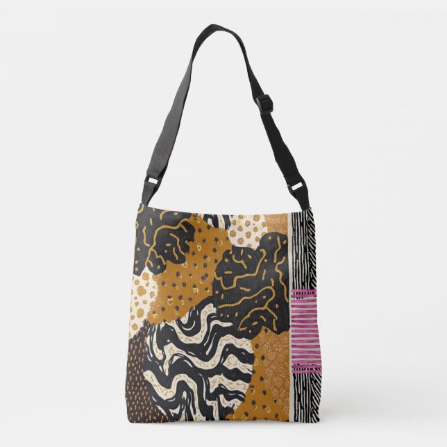 Sophisticated African Caribbean Asian Leggings Tragetaschen Mit Langen Trägern (Rückseite)