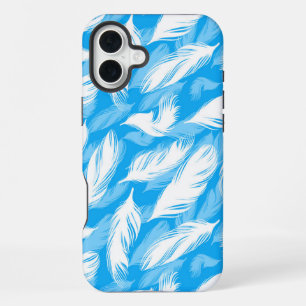 Sophisticated Feather Design iPhone 16 Plus Hülle