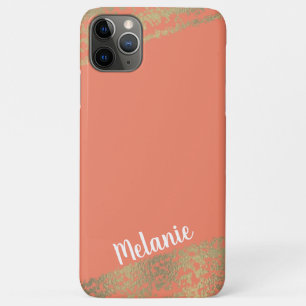 Sophisticated Foil Gold Kanten Name Jede Farbe Case-Mate iPhone Hülle