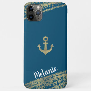 Sophisticated Foil Goldkanten Segler Marine Case-Mate iPhone Hülle