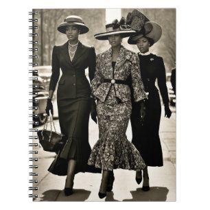 Sophisticated Harlem Renaissance Damen Notizblock