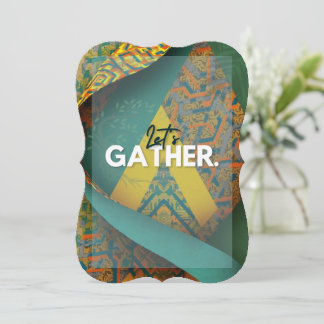 Sophisticated Luxury African Asian Caribbean Einladung