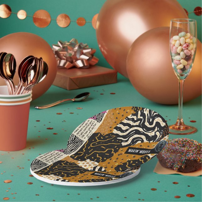 Sophisticated Luxury African Asian Caribbean Pappteller (Multi)