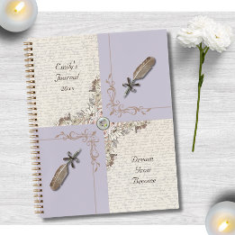 Sophisticated Pale Lavender Personal Journal Notizbuch