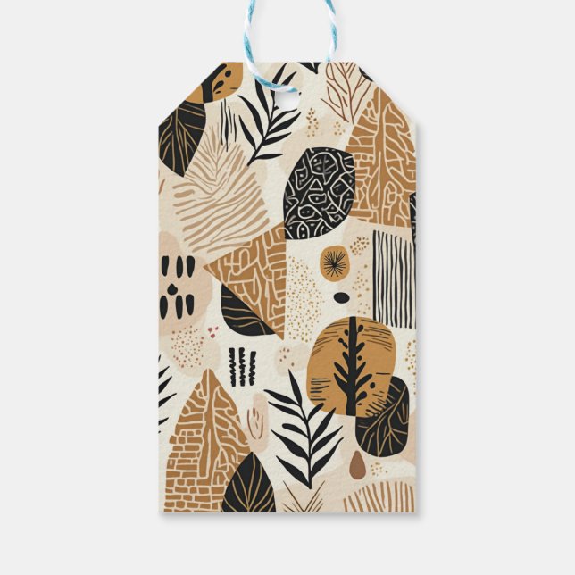 Sophisticated Souful Holiday Elegance  Geschenkanhänger (Rückseite)