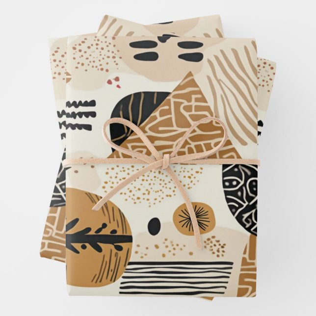 Sophisticated Souful Holiday Elegance  Geschenkpapier Set (Beispiel)