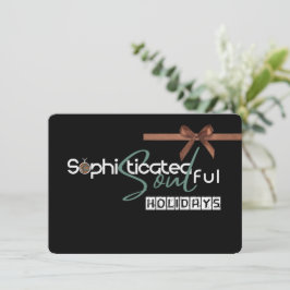 Sophisticated Soul Feiertagskarte