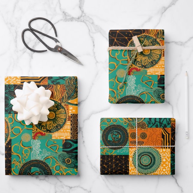Sophisticated Soulful Holidays Geschenkpapier Set (Vorderseite)