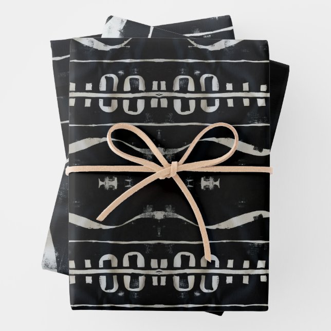 Sophisticated Soulful Holidays Geschenkpapier Set (Beispiel)