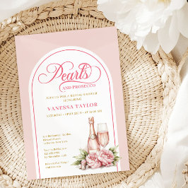 Sophisticated Watercolor Blush Bridal Invitation Einladung