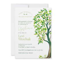 Sophistizierte Aquarellbaum-Upsherin-Upshernish