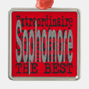 Sophomore Extraordinaire Ornament Aus Metall