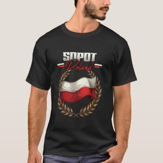 Sopot Poland Travel Polish Flag Polska T-Shirt