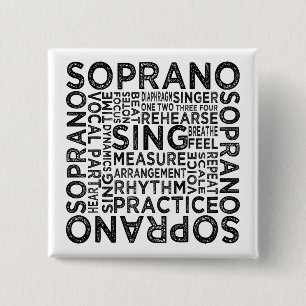 Sopran-Typografie Button