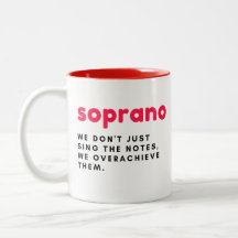 Soprangeschenk Tasse, niedliche lustige Geschenkid