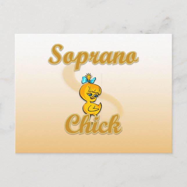 Soprano Chick Postkarte (Vorderseite)