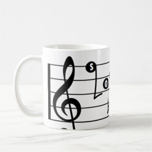 Soprano-Sänger-Musical-Tasse Tasse