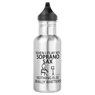 Soprano Sax Nichts Wichtiges Edelstahlflasche