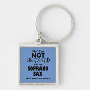 Soprano Sax Schlüsselanhänger