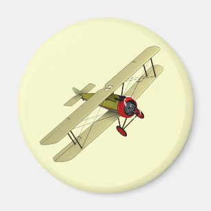 Sopwith Camel Biplane Magnet