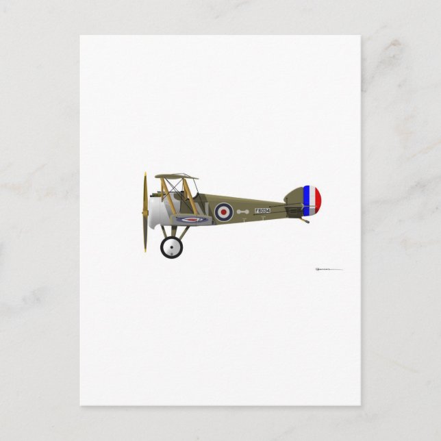 Sopwith Camel Postkarte (Vorderseite)