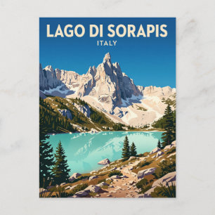 Sorapissee Italien Postkarte
