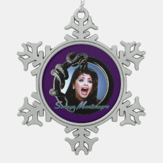 Soraya Montenegro, mexikanische Telenovela Schneeflocken Zinn-Ornament