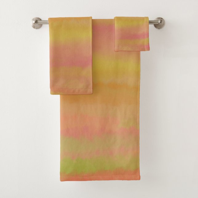 Sorbet Frozen Nachtisch ist meine Lieblingsfarbe Badhandtuch Set (Insitu)