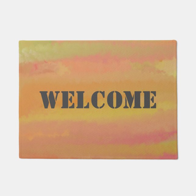 Sorbet Frozen Nachtisch ist meine Lieblingsfarbe Fußmatte (Vorderseite)