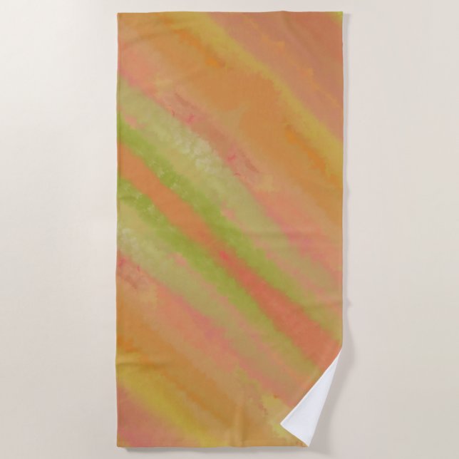 Sorbet ist meine Lieblingsfarbe Strandtuch (Vorderseite)