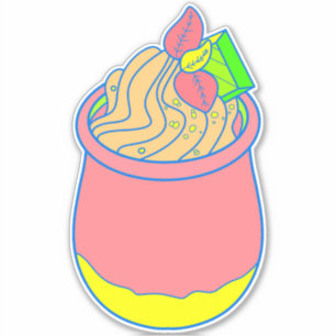Sorbeteiscreme Aufkleber