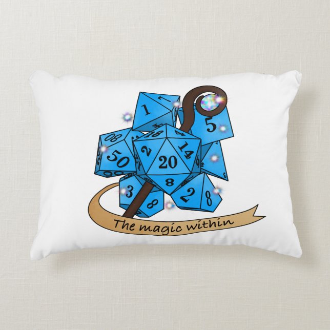 Sorcerer Dice Design Dekokissen (Vorderseite)