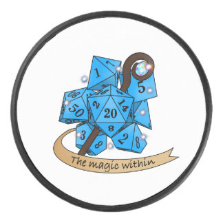 Sorcerer Dice Design Eishockey Puck