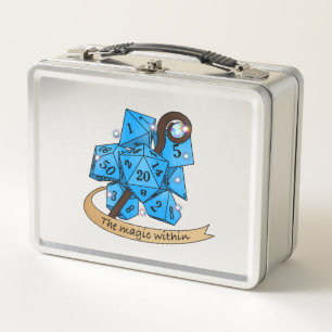 Sorcerer Dice Design Metall Brotdose
