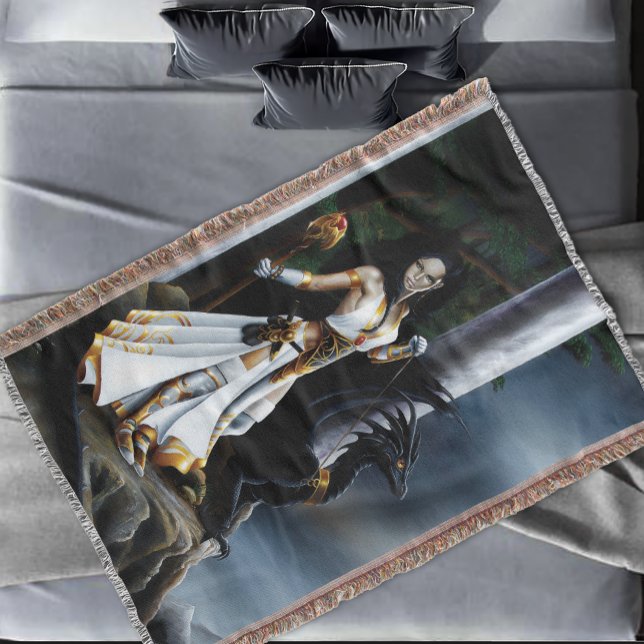 Sorceres Black Dragon Fantasy White Decke (Von Creator hochgeladen)