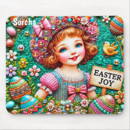 SORCHA ~ VINTAG-EASTER-MÄDCHENEIER ~ MOUSEPAD