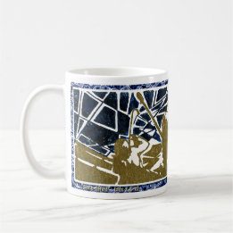 "Sore Afraid Gold II" Weihnachtskarten-Tasse Kaffeetasse